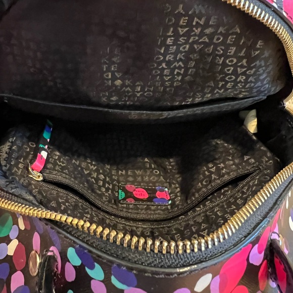 Kate Spade colorful small backpack EUC - Picture 9 of 15